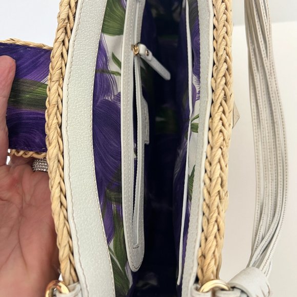 Kate Spade "Darlington Jackie" Straw Handbag - Picture 13 of 13